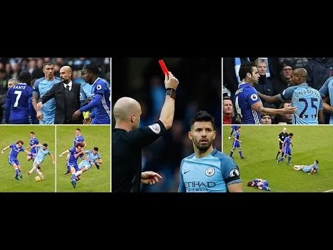Những pha bóng xấu xí ở trận Chelsea và Man City mùa trước