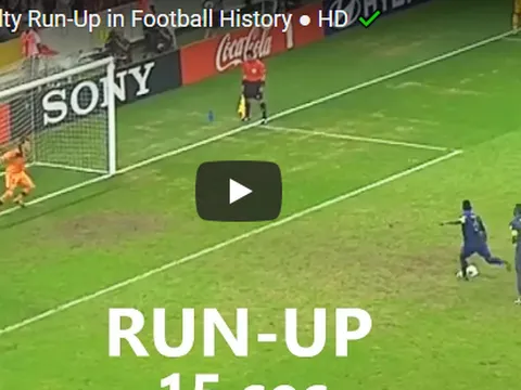 Những quả penalty được thực hiện theo kiểu 'nhấm nháp'
