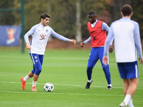 Nóng: Morata đã trở lại tập luyện bình thường