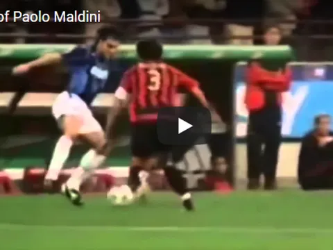 Paolo Maldini - Trung vệ 'thần thánh' của AC Milan thời đỉnh cao