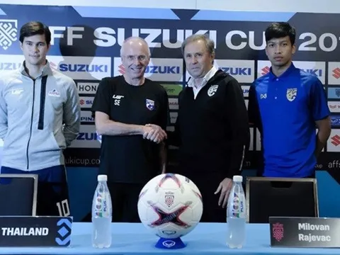 HLV Eriksson quyết đánh bại Thái Lan để chiếm ngôi đầu