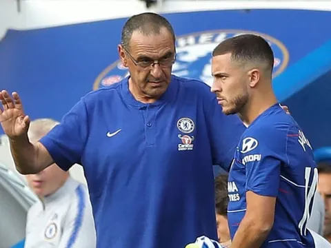 Phải dự bị, Hazard gửi thông điệp cứng rắn đến Sarri