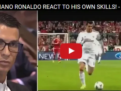 Phản ứng của Ronaldo khi chứng kiến những pha xử lý của chính mình