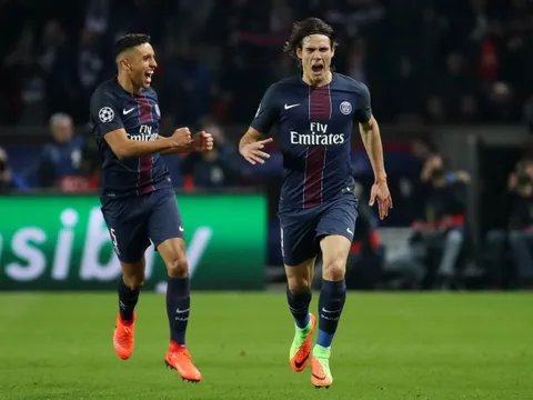 Phong độ ghi bàn cực khủng của Cavani mùa 2016/17