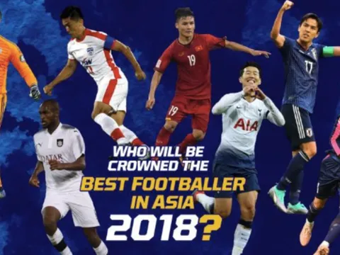 Quang Hải hiên ngang trong dàn 24 cầu thủ xuất sắc nhất Châu Á 2018