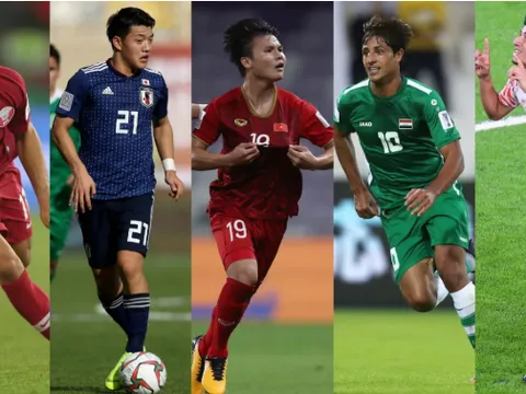 Quang Hải sánh vai "Sát thủ Iraq" trong top 5 sao trẻ xuất sắc Asian Cup