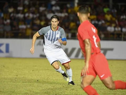 Khâu 4 mũi, thủ quân Philippines vẫn xung trận gặp ĐT Việt Nam