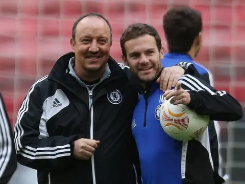 Juan Mata háo hức gặp lại thầy cũ Rafael Benitez