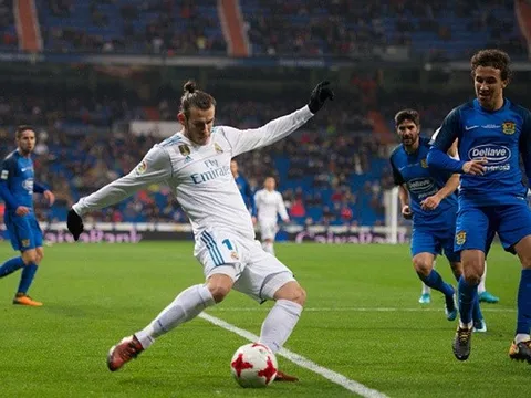 Real bị đội hạng 3 cầm hòa 2-2 trong ngày Bale trở lại