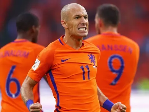 Robben cay đắng: 'Hà Lan hết cơ hội dự World Cup'