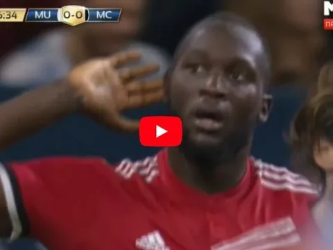 Romelu Lukaku quá đẳng cấp với bàn thắng vào lưới Man City