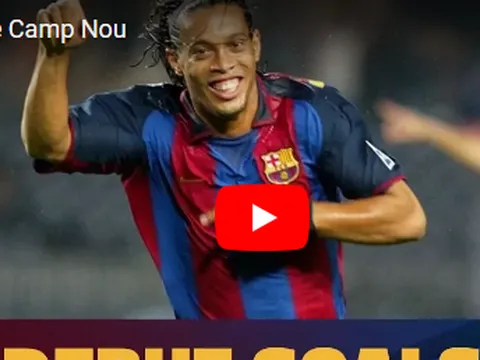 Ronaldinho, Maradona,... và những bàn thắng ra mắt Camp Nou