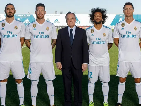 Ronaldo là một trong 4 đội trưởng của Real mùa này