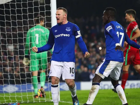 Rooney lại rực sáng, Everton vùi dập Swansea tại Goodison Park