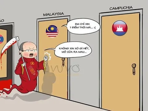 Thầy Park hoá 'thần chết', tuyển Việt Nam thành 'siêu anh hùng' hù Malaysia