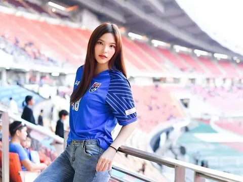 Danh tính hotgirl cổ vũ nhiệt tình đội tuyển Thái Lan