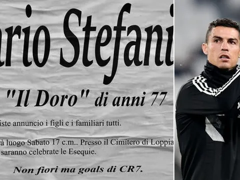 Ronaldo trở thành ước nguyện sau cùng của... người chết