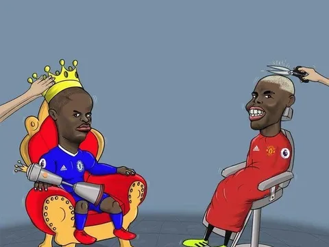 N'Golo Kante và những bức ảnh hài hước 'đỡ không nổi'