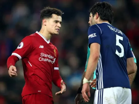 Salah, Coutinho im tiếng, Liverpool chia điểm thất vọng trước West Brom