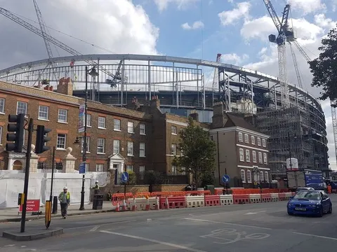 Sân White Hart Lane mới đã nên hình hài khá hoành tráng