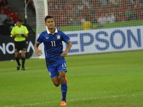 Sao Thái Lan giã từ đội tuyển quốc gia vì không được dự Asian Cup