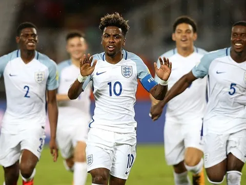 Sao trẻ M.U, Angel Gomes chơi tuyệt hay vs Chile (U17 World Cup)