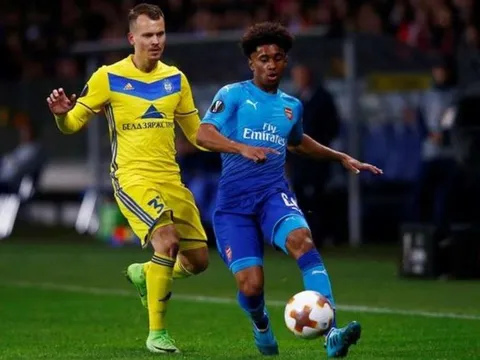 Sao trẻ Reiss Nelson thể hiện ra sao trước BATE Borisov