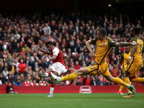 Sao trẻ tỏa sáng, Arsenal dễ dàng hạ Brighton