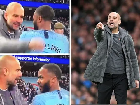 Đây, điều Pep Guardiola đã chỉnh đốn với Sterling sau trận thắng M.U