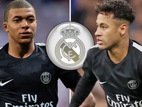 PSG cân nhắc bán Neymar hoặc Mbappe, Real mừng thầm