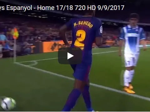 Semedo chơi rất hay trước Espanyol