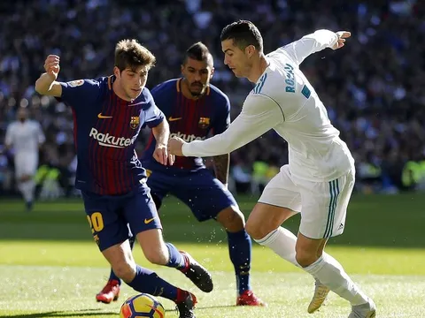Sergi Roberto chơi khá hay trước Real Madrid