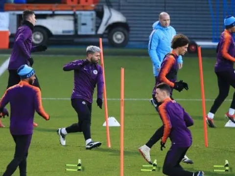 Sergio Aguero mang tin cực vui đến Man City