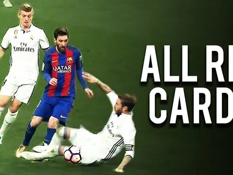 Sergio Ramos - Chuyên gia nhận thẻ đỏ ở El Clasico