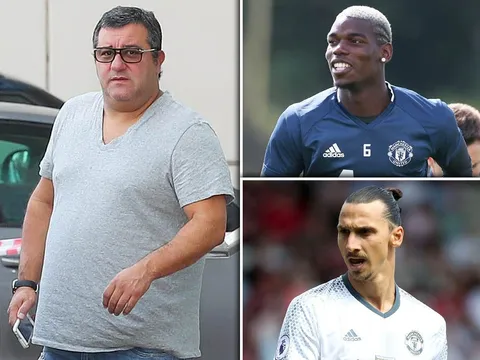 'Siêu cò' Raiola chuẩn bị gặp Juve, vì Ibra, Pogba hay ai khác?