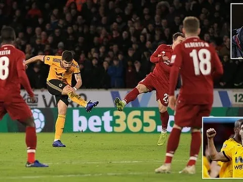 Siêu phẩm tạo địa chấn, Wolverhampton khiến Liverpool thua muối mặt trên sân khách