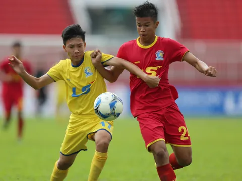 VCK U15 Quốc gia 2018: Thắng kịch tính S.Khánh Hòa, SLNA vào chung kết