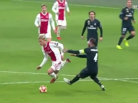 SỐC! Ramos thừa nhận cố ý tẩy thẻ ở trận thắng Ajax, nguy cơ bị UEFA trừng phạt