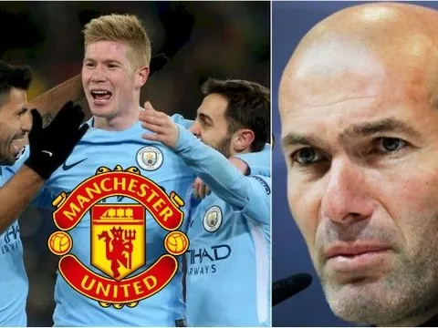 Sốc! Tái xuất, Zidane muốn M.U tậu ngay 'máy chạy' của Man City