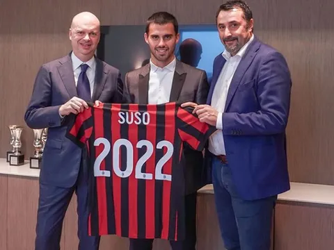 Suso CHÍNH THỨC gia hạn hợp đồng với AC Milan