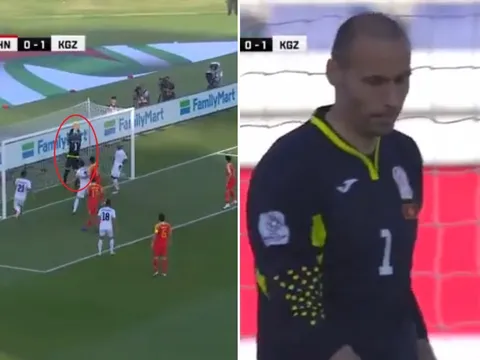 "Tặng" Trung Quốc bàn thắng, thủ thành Kyrgyzstan đi vào lịch sử Asian Cup