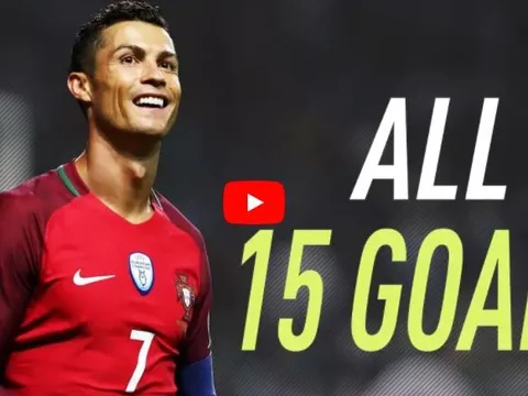 Tất cả các bàn thắng của Cristiano Ronaldo ở vòng loại World Cup