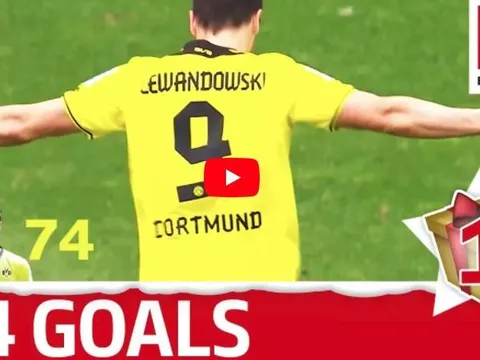 Tất cả các bàn thắng của Robert Lewandowski vào lưới Dortmund