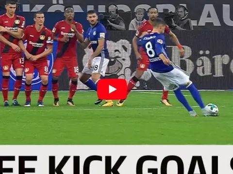 Tất cả những pha đá phạt thành bàn tại Bundesliga từ đầu mùa