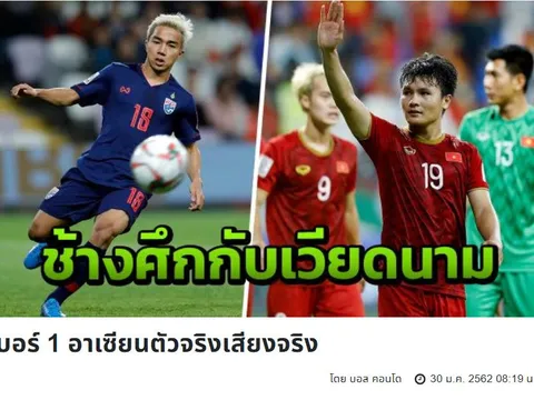 Người Thái cay cú: "Tuyển Việt Nam chưa phải là số 1"