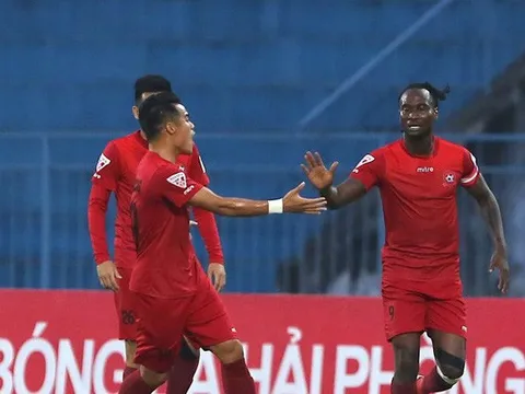 Thắng nhẹ 2-0, Hải Phòng tri ân tượng đài Minh Châu