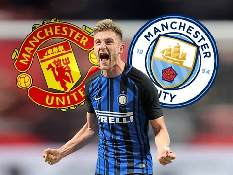 Thành Manchester "nội chiến" vì ngôi sao 23 tuổi của Inter Milan