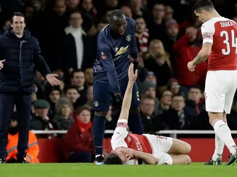 Thủ quân Arsenal: "Tôi tưởng mình bị gãy xương hàm sau tai nạn với Lukaku"