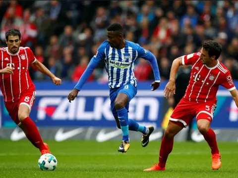 Thua liền 2 bàn trong 5 phút, Bayern hoà thất vọng trước Hertha Berlin