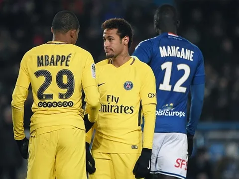 Thua sốc đội mới lên hạng, PSG đứt mạch bất bại